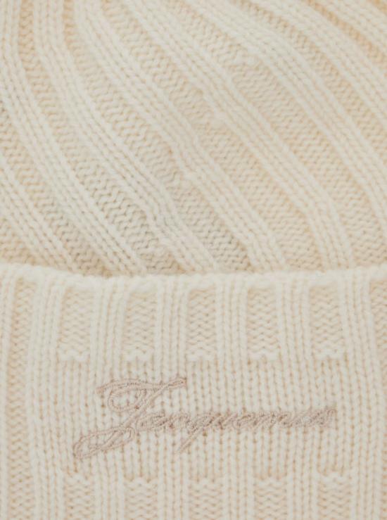  자크뮈스 모자 르 보네 투르니 비니 화이트 - JACQUEMUS