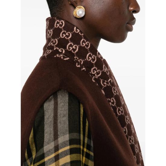 25FW 구찌 울 베스트 조끼 832165 Z7ASL 2016 BROWN - GUCCI