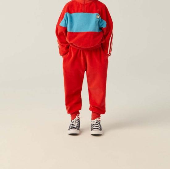  [키즈] The Campamento 풀오버 어린이용 캄파멘토 레드 콘트라스트 스웨트셔츠 - OTHER BRANDS