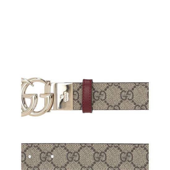 25FW 구찌 GG 마몽 리버시블 벨트 659417 92TIG 9792 NEUTRALS BROWN - GUCCI