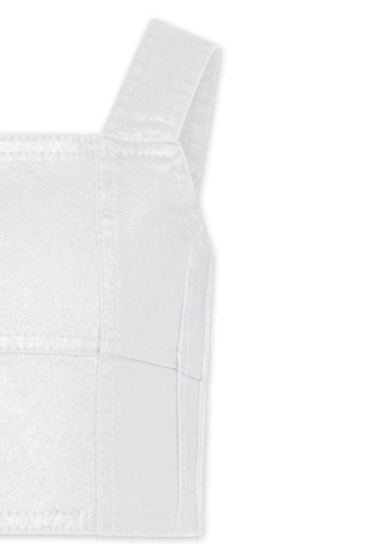  [키즈] 마크제이콥스 트레이닝 상의 마크 제이콥스 아동용 실버 크롭 - MARC JACOBS