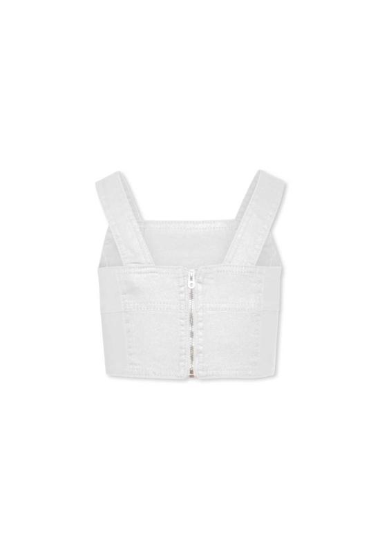  [키즈] 마크제이콥스 트레이닝 상의 마크 제이콥스 아동용 실버 크롭 - MARC JACOBS