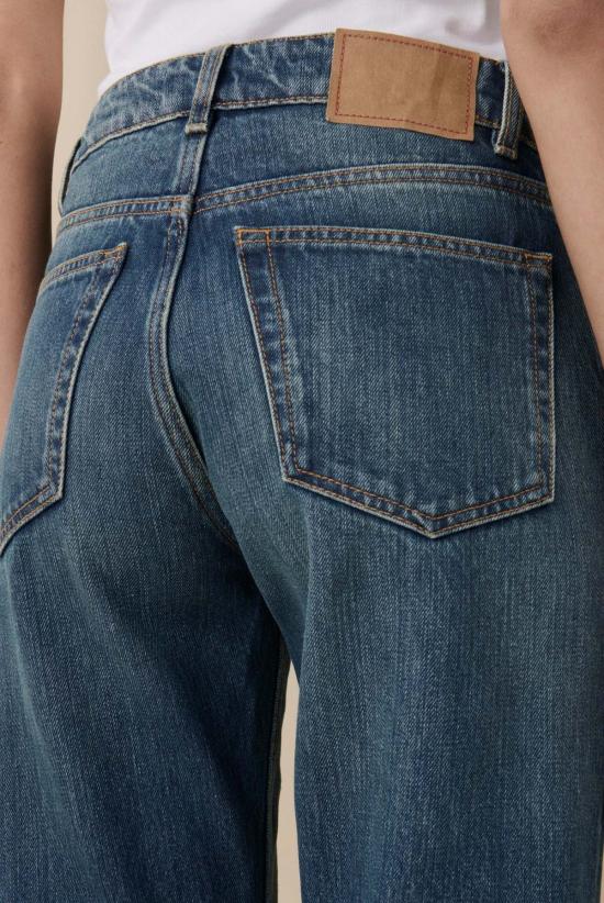  제네리카 데님 팬츠 제너리카 시슬라 미드라이즈 스트레이트 레그 진 - JEANERICA