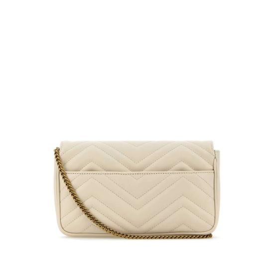 25FW 구찌 GG 마몽 스몰 숄더백 751526 AACCE 9053 WHITE - GUCCI