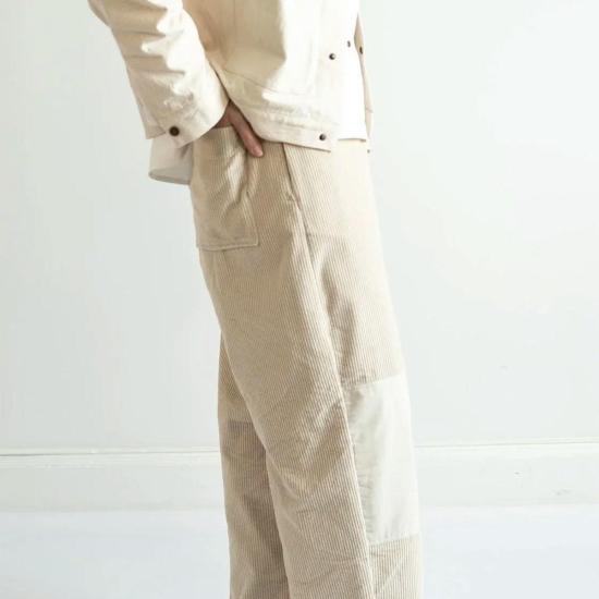  Abeline 스트레이트 팬츠 아벨린 아이보리 벨벳 코듀로이  아이보리 - OTHER BRANDS