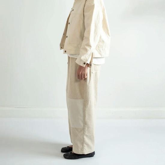  Abeline 스트레이트 팬츠 아벨린 아이보리 벨벳 코듀로이  아이보리