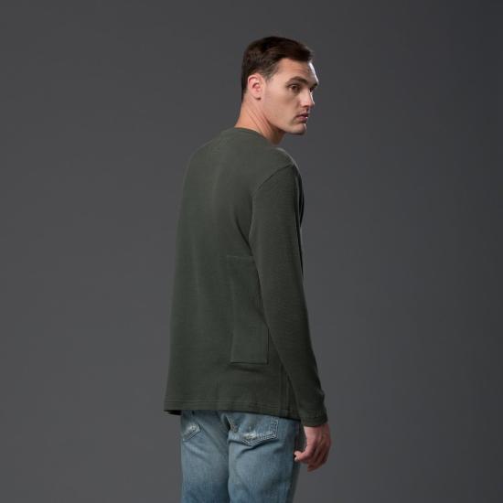  N-p-Elliott 긴팔 티셔츠 N P 엘리엇 트리플 패널  (녹색) - OTHER BRANDS