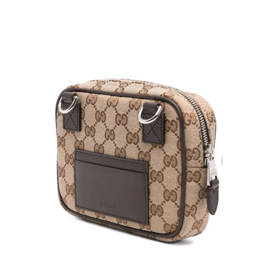 25FW 구찌 GG 캔버스 미니백 834268 FAEON 9750 NEUTRALS BROWN - GUCCI