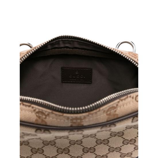 25FW 구찌 GG 캔버스 미니백 834268 FAEON 9750 NEUTRALS BROWN - GUCCI