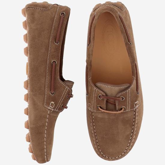  토즈 로퍼 드라이빙 모카신 슈즈 베이지 - TODS