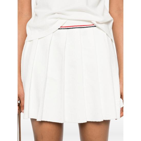 25FW 미우미우 숏 스커트 MMG551 S OOO 17NR F0009 WHITE - MIU MIU