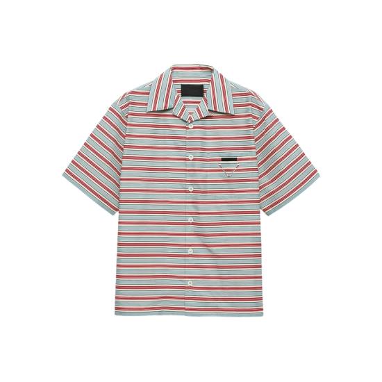 25FW 프라다 셔츠 UCS414 S UMO 17N4 F0637 BLUE RED