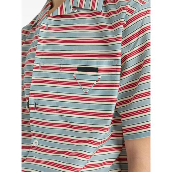 25FW 프라다 셔츠 UCS414 S UMO 17N4 F0637 BLUE RED - PRADA