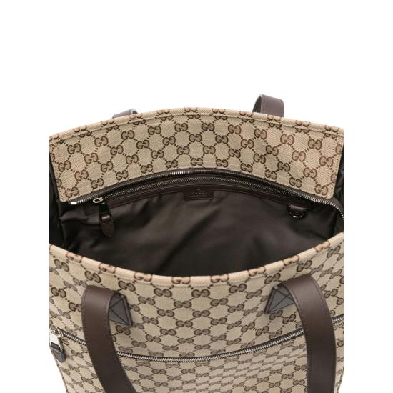 25FW 구찌 GG 캔버스 라지 토트 백 834456 FAEPS 9752 NEUTRALS - GUCCI