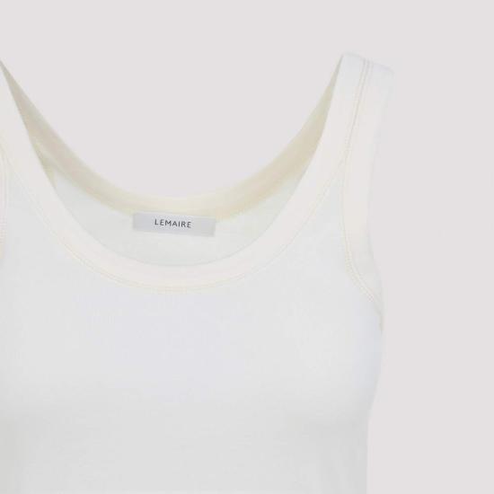  르메르 민소매 티셔츠 리브드 탱크탑 라이트 크림 - LEMAIRE