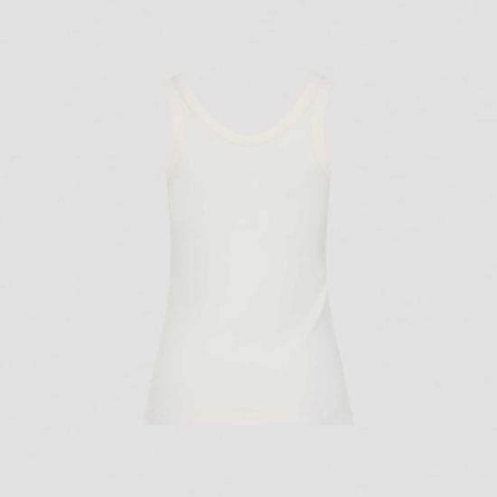  르메르 민소매 티셔츠 리브드 탱크탑 라이트 크림 - LEMAIRE