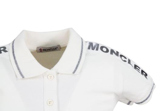  [키즈] 몽클레어 트레이닝 상의 키즈 티셔츠 크림색 - MONCLER