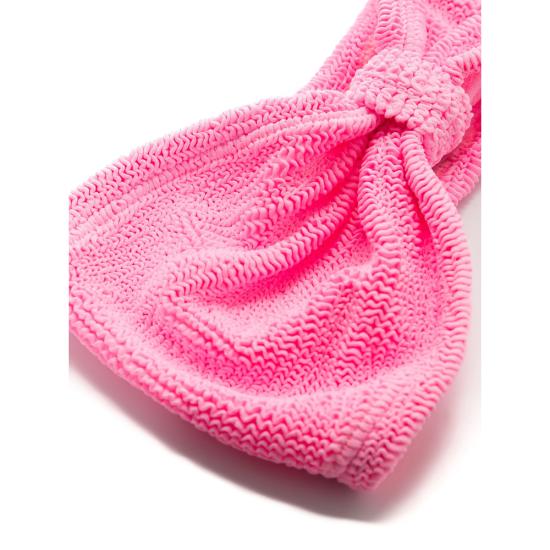 26SS 훈자 지 비키니 수영복 B TINA CR CRINKLE BUBBL PINK - HUNZA G