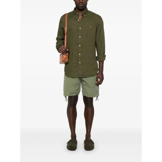 26SS 랄프 로렌 긴팔 셔츠 710968915006 OLIVE GREEN - RALPH LAUREN