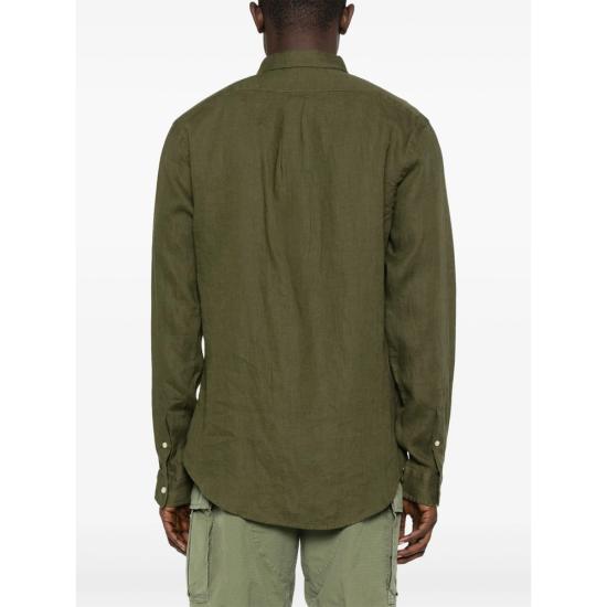 26SS 랄프 로렌 긴팔 셔츠 710968915006 OLIVE GREEN - RALPH LAUREN