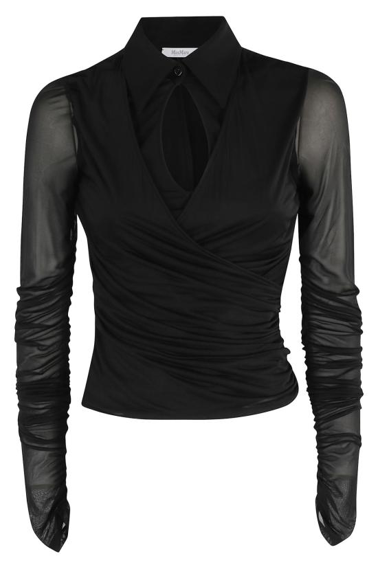  막스마라 블라우스 막스 마라 아이엘로  블랙