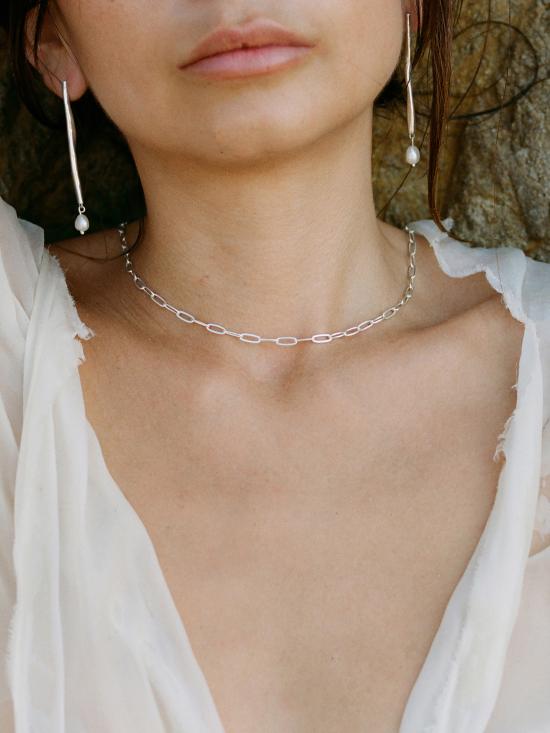  수아이 목걸이/팬던트 네베 목걸이 – 은색 - SUAI