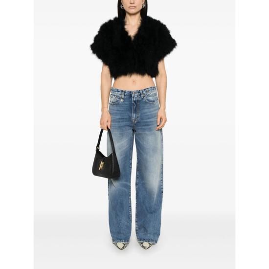 26SS 이브살로몬 자켓 24EYC30546PLUX C99 BLACK - YVES SALOMON