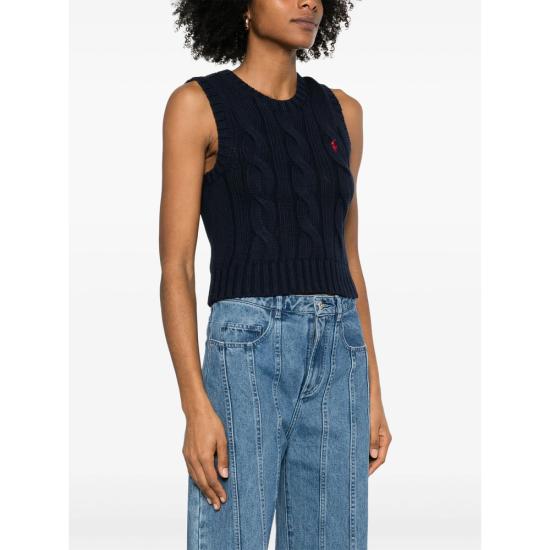 26SS 랄프 로렌 민소매 티셔츠 211959295002 NAVY BLUE - RALPH LAUREN