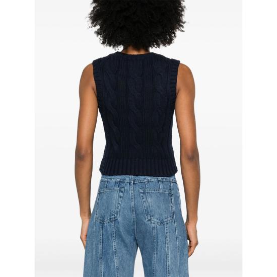 26SS 랄프 로렌 민소매 티셔츠 211959295002 NAVY BLUE - RALPH LAUREN