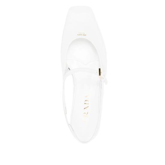 25SS 프라다 플랫 슈즈 1F828N F 015 055 F0009 WHITE - PRADA