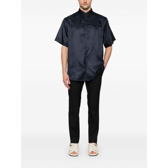 25SS 프라다 반팔 셔츠 UCS514 S OOO 16GE F0008 BLUE - PRADA