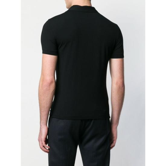 26SS 조르지오 아르마니 폴로 티셔츠 SJP4Z 3GSF51 UC99 BLACK - GIORGIO ARMANI