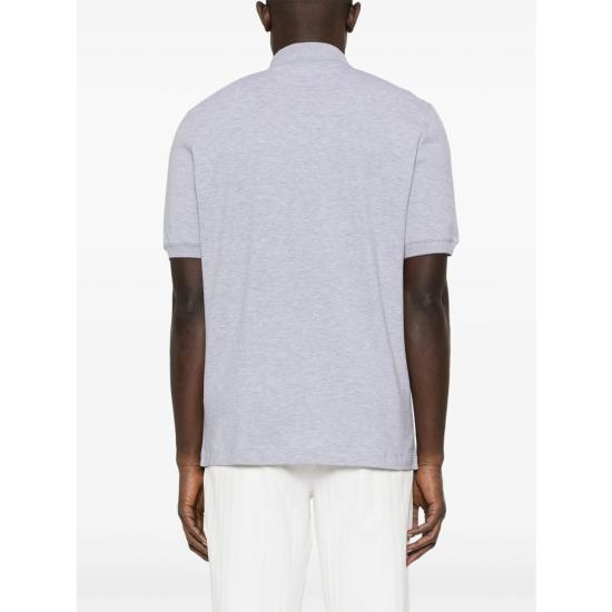 26SS 브루넬로 쿠치넬리 피케 폴로 셔츠 ME8548788 CT924 GREY - BRUNELLO CUCINELLI
