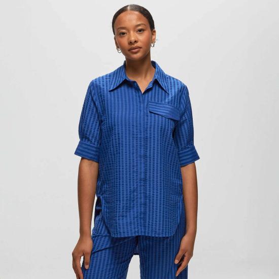  바움 운드 페르드가르텐 블라우스 Baum Und Pferdgarten Majken 탑 팰리스 블루