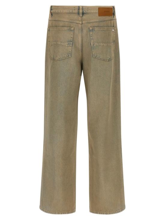  아미리 데님 팬츠 와이드 레그 진 베이지 - AMIRI