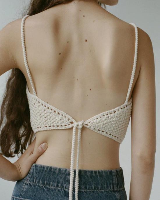  샤이나 모트 민소매 티셔츠 Shaina Mote Sansa  블랙/아이보리 - SHAINA MOTE