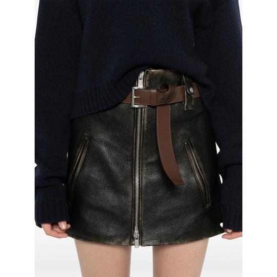  프라다 미디 스커트 51880 S OOO 1455 F0002 BLACK - PRADA