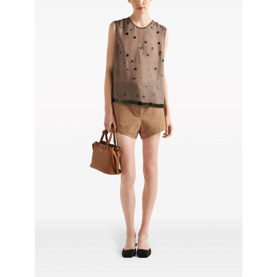  프라다 토트백 1BA418 2CYS F03BH BROWN - PRADA