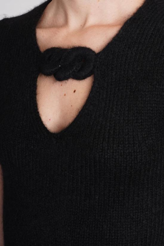  알렉산더 왕 숏 원피스 블랙 울 드레스 - ALEXANDER WANG