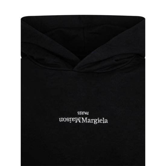 26SS 마르지엘라 후드 티셔츠 S25503 S50GU0167 962 BLACK - MAISON MARGIELA