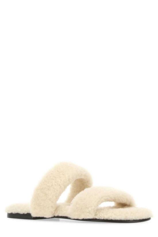  생로랑 뮬/슬리퍼 블리치 슬립온 슬라이드 아이보리 - SAINT LAURENT