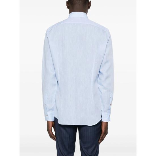  마짜렐리 긴팔 셔츠 B64W 3 165 8 BLUE - MAZZARELLI