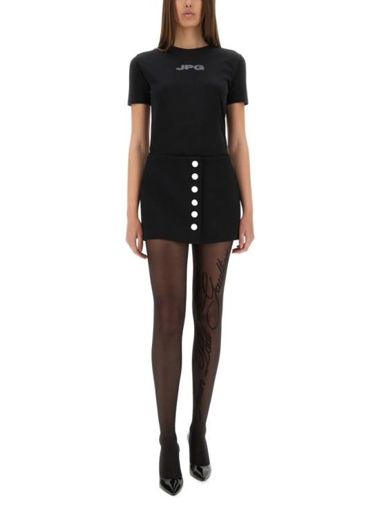  장 폴 고티에 반팔 티셔츠 티셔츠 JPG 블랙 - JEAN PAUL GAULTIER