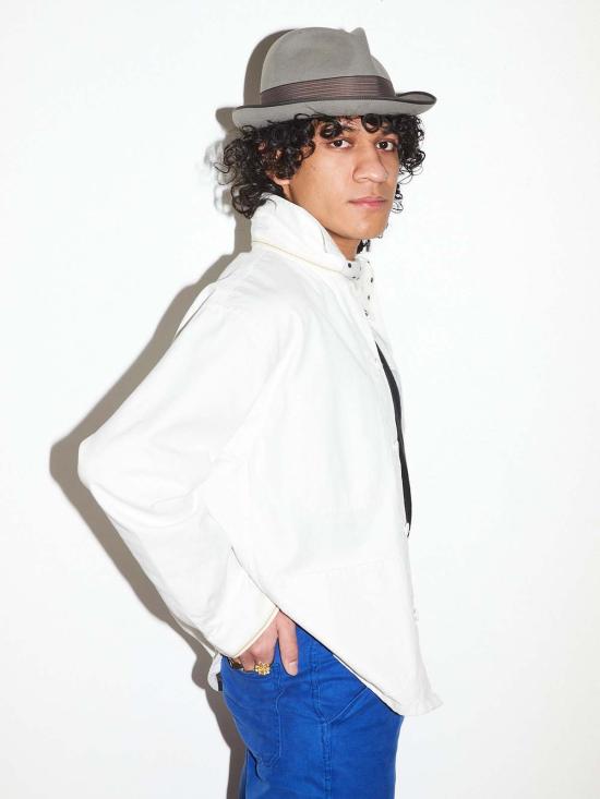  리미티드 에디션 데님 자켓 한정판 페인트공 작업복 재킷 (화이트) - LIMITED EDITION