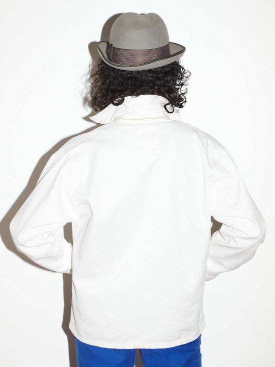  Limited Edition 데님 자켓 한정판 페인트공 작업복 재킷 (화이트) - OTHER BRANDS