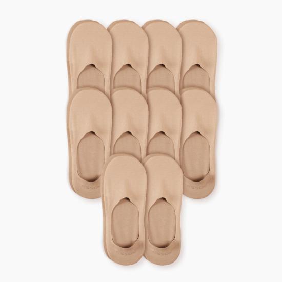  Essoc Inc 양말 . 남녀공용 면 발목  10개입 아몬드 베이지 - OTHER BRANDS