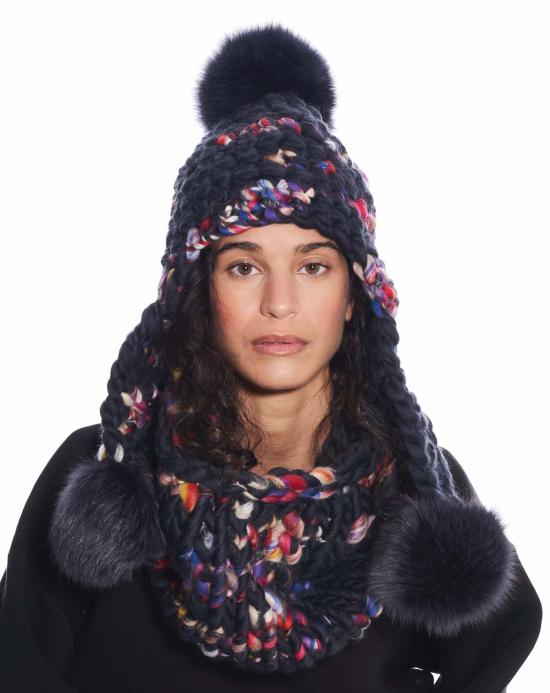  미샤램퍼트 모자 미샤 램퍼트 다크 트웜블리 트리플 트러블 + 그래파이트 XL 폼스 - MISCHA LAMPERT