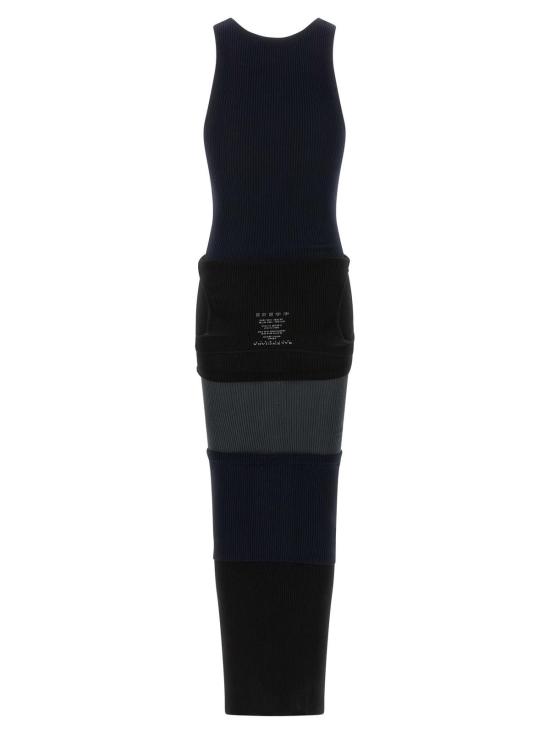  발렌시아가 롱 원피스 업사이드 다운 드레스 블랙 - BALENCIAGA