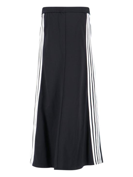  발렌시아가 롱 스커트 맥시 로고 스커트 블랙 - BALENCIAGA