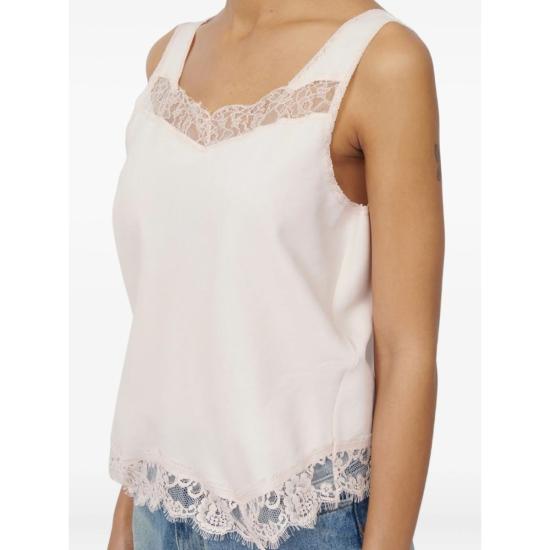  MM6 메종마르지엘라 민소매 티셔츠 Mm6 메종 마르지엘라 탱크탑 핑크 - MM6 MAISON MARGIELA